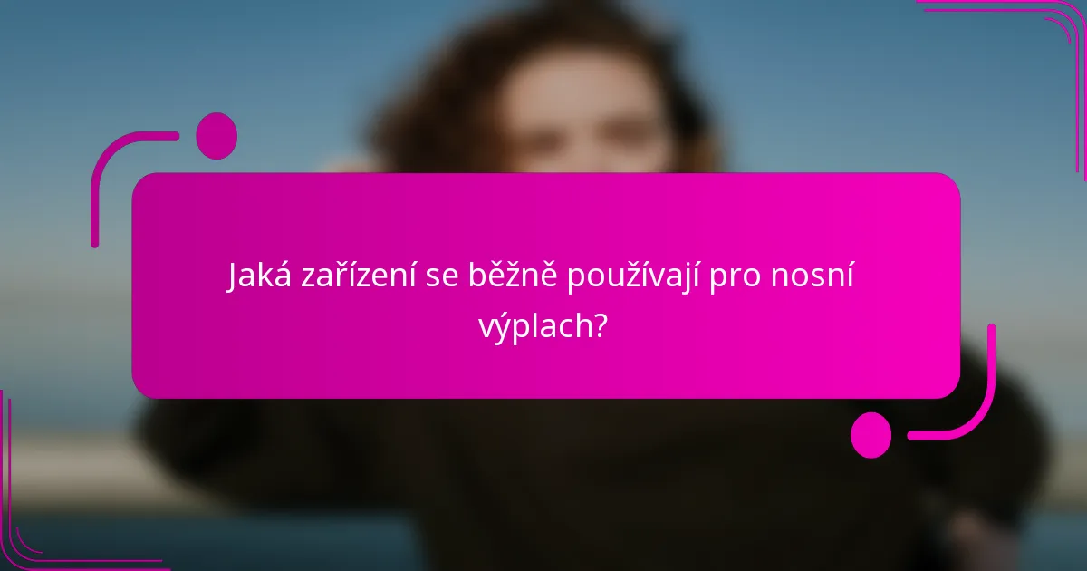 Jaká zařízení se běžně používají pro nosní výplach?